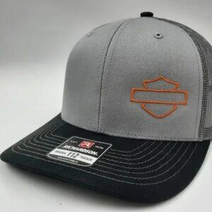 Harley-Davidson Bar & Shield Richardson 112 Trucker Mesh Snapback Cap HD Biker